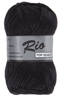 Fil Lammy Yarns Rio 100% Coton Noir