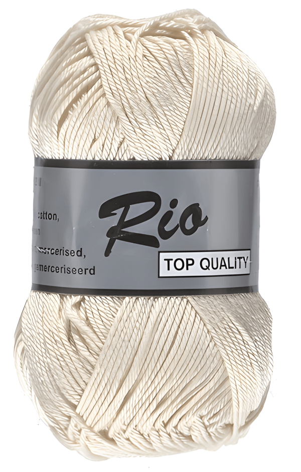 Fil Lammy Yarns Rio 100% Coton Écru